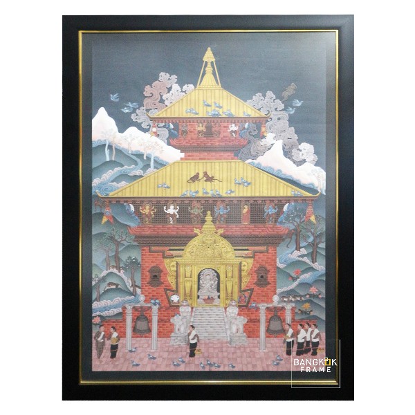 กรอบรูป-ตัวอักษรจีน-ภาพสไตล์จีน-Chinese Painting Frame